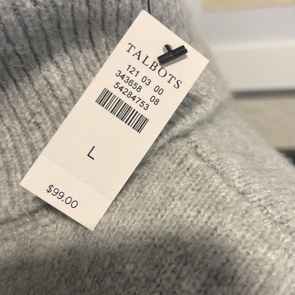 Talbots striped turtleneck sweater - Picture 6 of 8